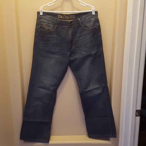Men's Decoded Designer Blue Jeans - Picture 1 of 2